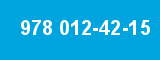 978 012-42-15